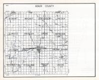 Adair County Map, Iowa State Atlas 1930c